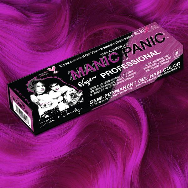MANIC PANIC PINK WARRIOR™ – PROFESSIONAL GEL SEMI-PERMANENT HAIR COLOR –  New Edition