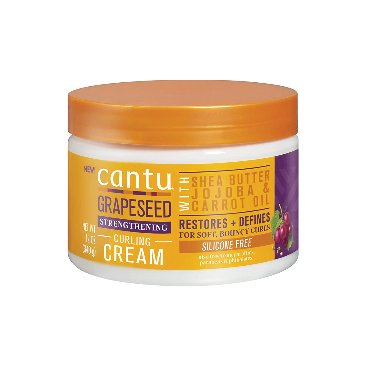 CANTU GRAPESEED CURLING CREAM 340g New Edition